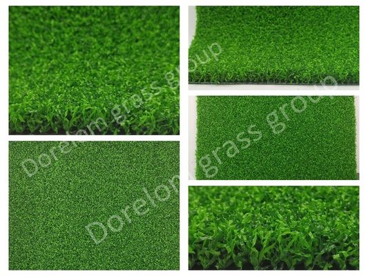 Golf đặt cỏ nhân tạo màu xanh lá cây với PP Net SPU Latex Backing và Polypropylene