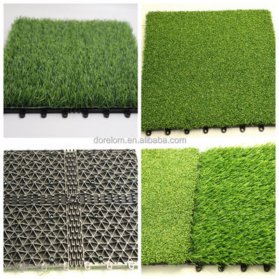 Gạch cỏ nhân tạo 30x30cm 3cm cao đống cỏ xanh phù hợp cho trong nhà và ngoài trời