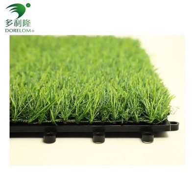 25-60mm Độ cao của đống gạch cỏ nhân tạo với đệm hỗ trợ PVC