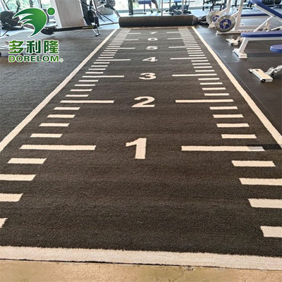 63000 khâu bền / m2 PE Đường đua xe trượt xe thể thao Cỏ nhân tạo cho đường đua xe trượt