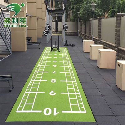 63000 khâu bền / m2 PE Đường đua xe trượt xe thể thao Cỏ nhân tạo cho đường đua xe trượt