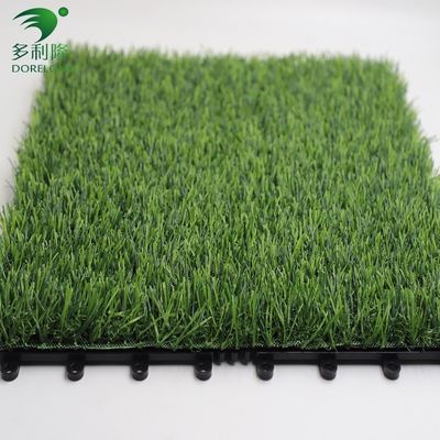 Gạch cỏ nhân tạo hỗ trợ bằng PP NET PU hai lần cho cảnh quan thân thiện với môi trường và bền vững