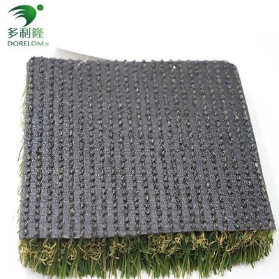 Bảo vệ tia cực tím mật độ cao Cỏ nhân tạo thảm màu xanh lá cây dân cư với 6mm