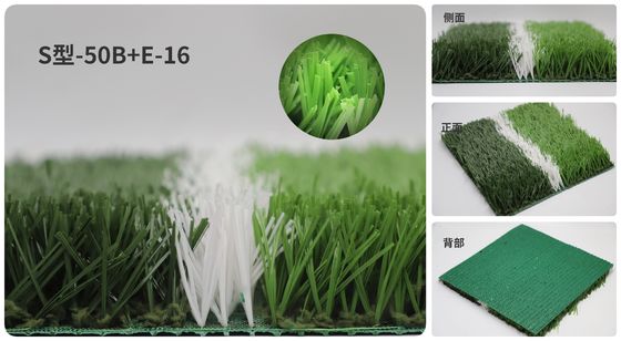 Xây dựng bền xanh PE 12000 DTEX Cỏ tổng hợp cho sân bóng đá