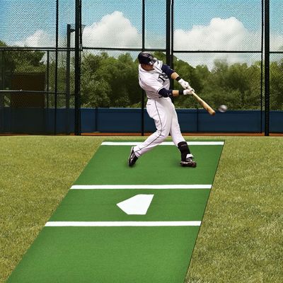 Baseball Batting Mat cho đào tạo trong nhà ngoài trời 15mm Đồi cao 3/16 Inch Gauge