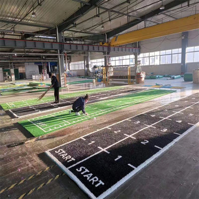 50mm Cricket pitch Cỏ nhân tạo cho Futsal Gym Thể dục Đấu trường bóng đá
