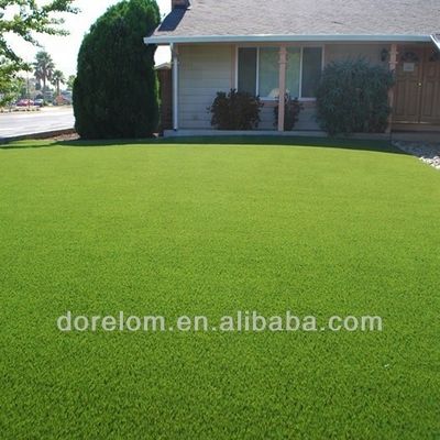 Cỏ nhân tạo trông tự nhiên cho sân vườn và vật nuôi 2m / 4m * 25m 3/8 inch Guage