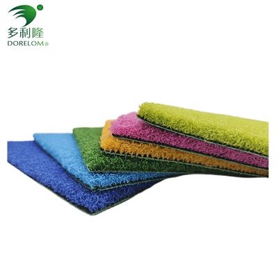 10-15mm Độ cao đống cỏ nhân tạo màu xanh lá cây cho sàn tập thể dục thể dục từ các nhà sản xuất