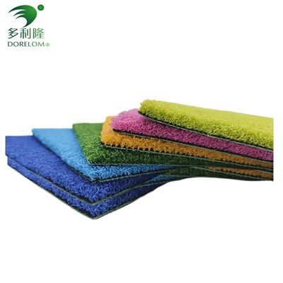 10-15mm Độ cao đống cỏ nhân tạo màu xanh lá cây cho sàn tập thể dục thể dục từ các nhà sản xuất