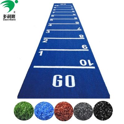 Sàn thể dục bằng cỏ nhân tạo sàn thể thao 15mm sàn với cỏ đánh dấu kéo xe trượt tuyết