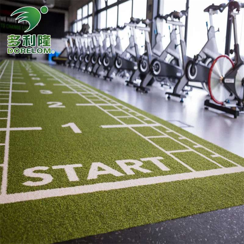 Cải thiện bài tập của bạn với Dorelom Green Artificial Grass Gym Floor Mat và Sled Track
