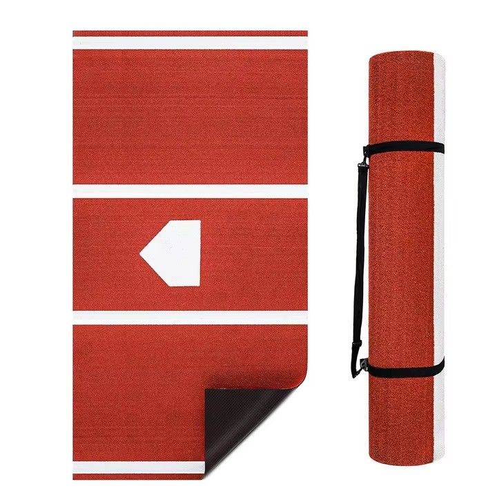 Đồ chơi cá nhân Đồ chơi portable Double PP NET PU Backing Baseball Hitting Mat cho thực hành đĩa nhà
