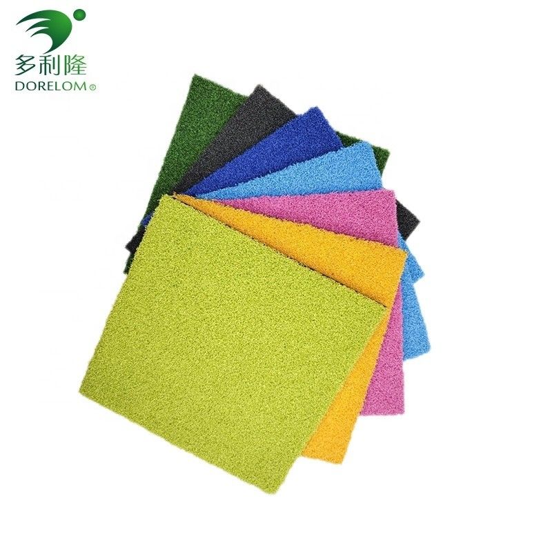 10-15mm Độ cao đống cỏ nhân tạo màu xanh lá cây cho sàn tập thể dục thể dục từ các nhà sản xuất